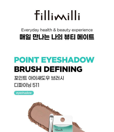 fillimilli - Point Eye Shadow Brush Defining 511, 1 pc, 20 g, 8809374642135