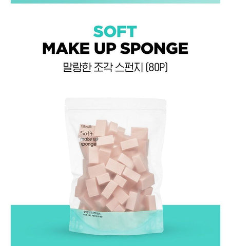 fillimilli - Soft Make Up Sponge Jumbo, 80 pcs, 333 g, 8801489118093