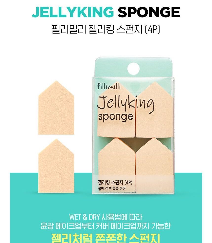 fillimilli - Jellyking Sponge, 4 pcs, 26 g, 8809203660835