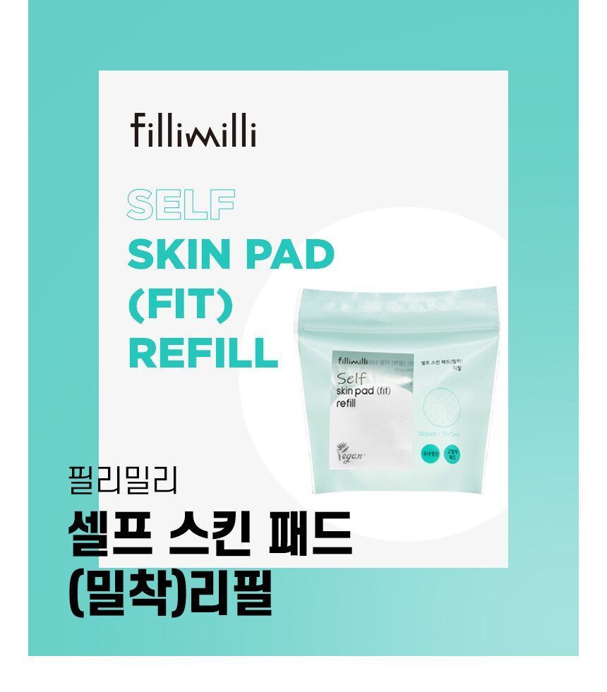 fillimilli - Self Skin Pad Fit Refill Only, 100 pads, 28 g, 8809610480446