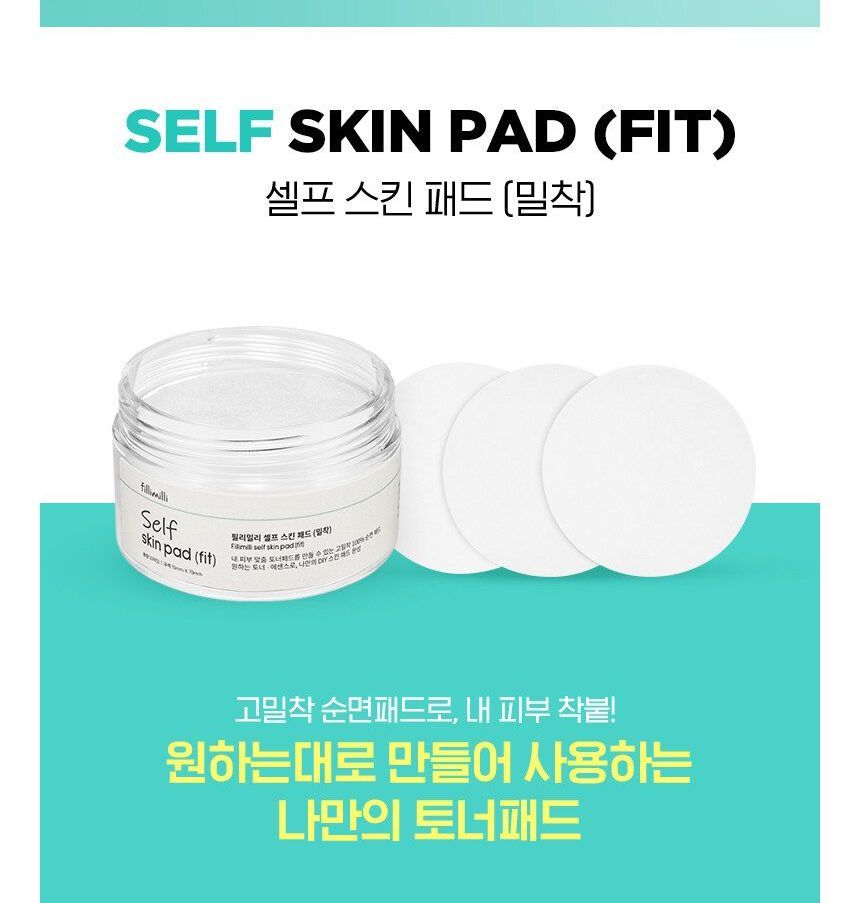 fillimilli - Self Skin Pad Fit, 50 pads, 96 g, 8809610480392