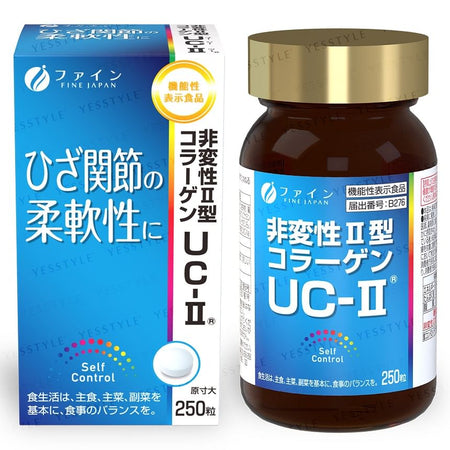 FINE JAPAN - Function Claims Undenatured Type II Collagen UC-II, 250 Tablets, 228 g, 4976652006751
