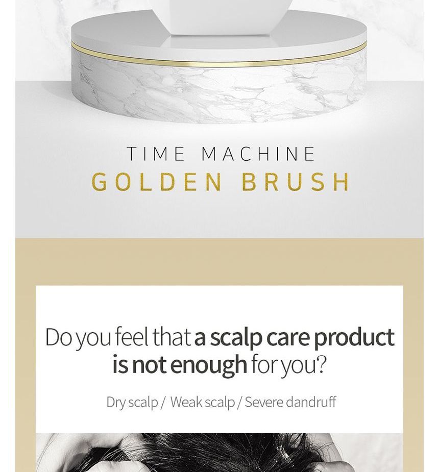 vanav - Time Machine Golden Brush Black Edition, 1 pc, 122 g, 8809131110716