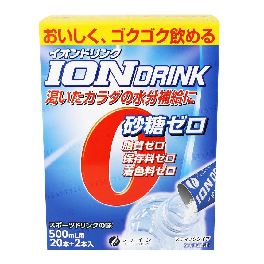 FINE JAPAN - Ion Drink, 3.2g x 22, 112 g, 4976652007543