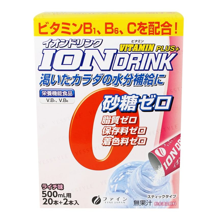 FINE JAPAN - Ion Drink Vitamin Plus+, 3.2g x 22, 107 g, 4976652007550
