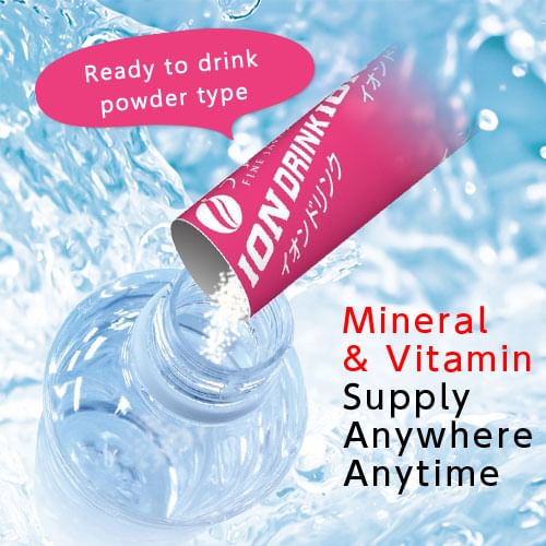 FINE JAPAN - Ion Drink Vitamin Plus+, 3.2g x 22, 107 g, 4976652007550