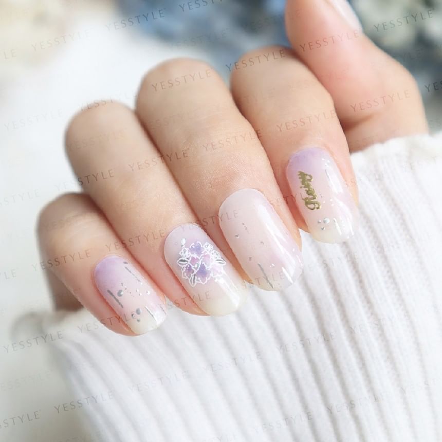 Lunacaca - Hydrangea Rain Nail Art Stickers, 24 pcs, 50 g, 4892022001025