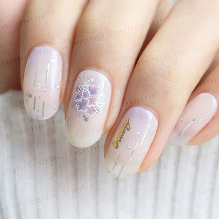 Lunacaca - Hydrangea Rain Nail Art Stickers, 24 pcs, 50 g, 4892022001025