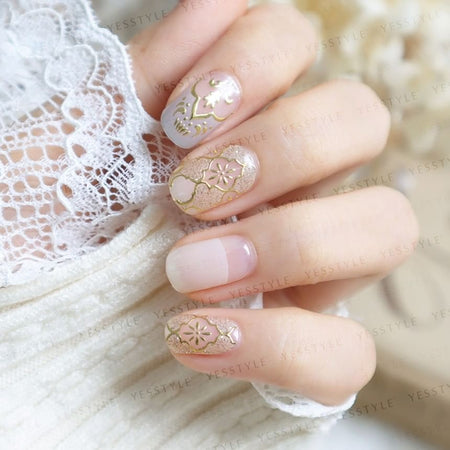 Lunacaca - Grass Love Poem Nail Art Stickers, 24 pcs, 50 g, 4892022001016