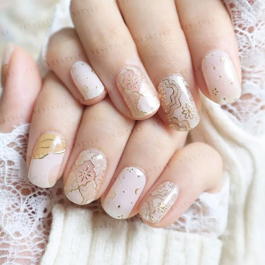 Lunacaca - Starry Fantasy Nail Art Stickers, 24 pcs, 50 g, 4892022001011