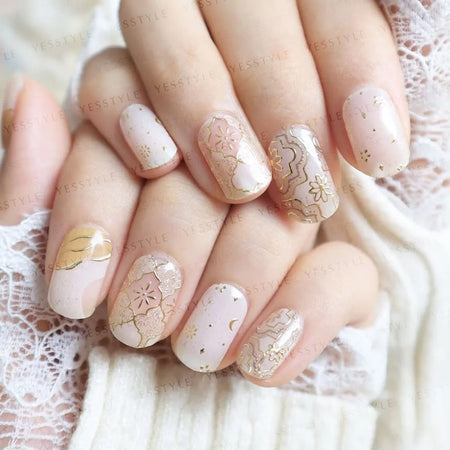Lunacaca - Starry Fantasy Nail Art Stickers, 24 pcs, 50 g, 4892022001011