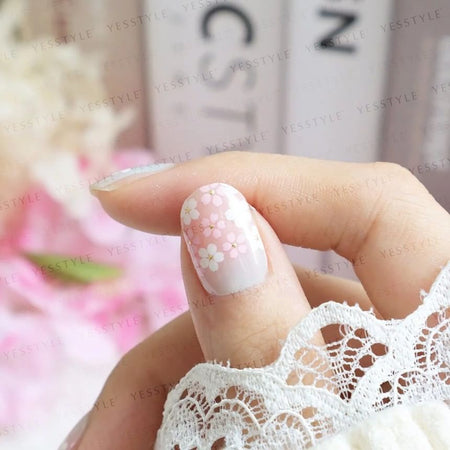 Lunacaca - Sakura Cloud Dance Nail Art Stickers, 24 pcs, 50 g, 4892022001012