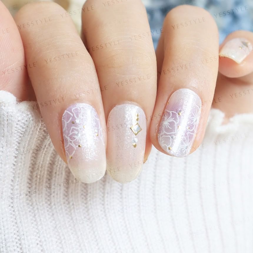 Lunacaca - Silent Rain Nail Art Stickers, 24 pcs, 50 g, 4892022001027