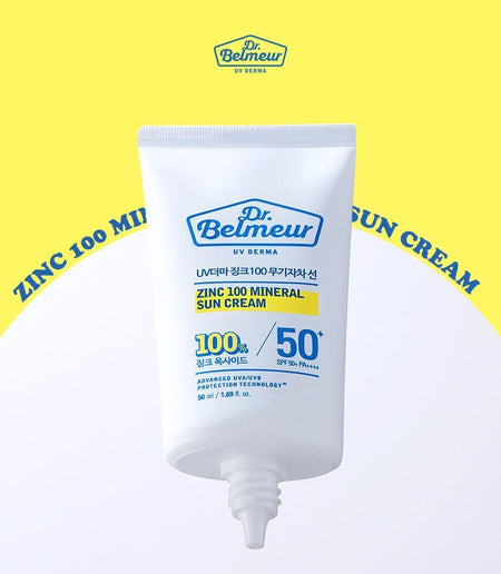THE FACE SHOP - Dr. Belmeur UV Derma Zinc 100 Mineral Sun Cream, 50ml, 87 g, 8801051248630
