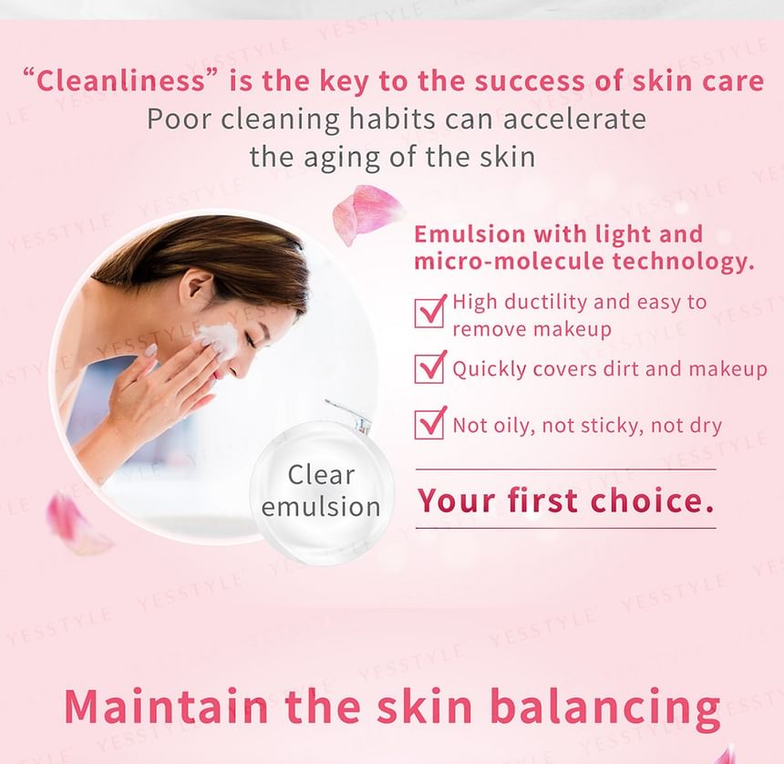 JOURDENESS - Jenduoste Rose Rejuvenating Makeup Remover, 150ml, 188 g, 4712589347839