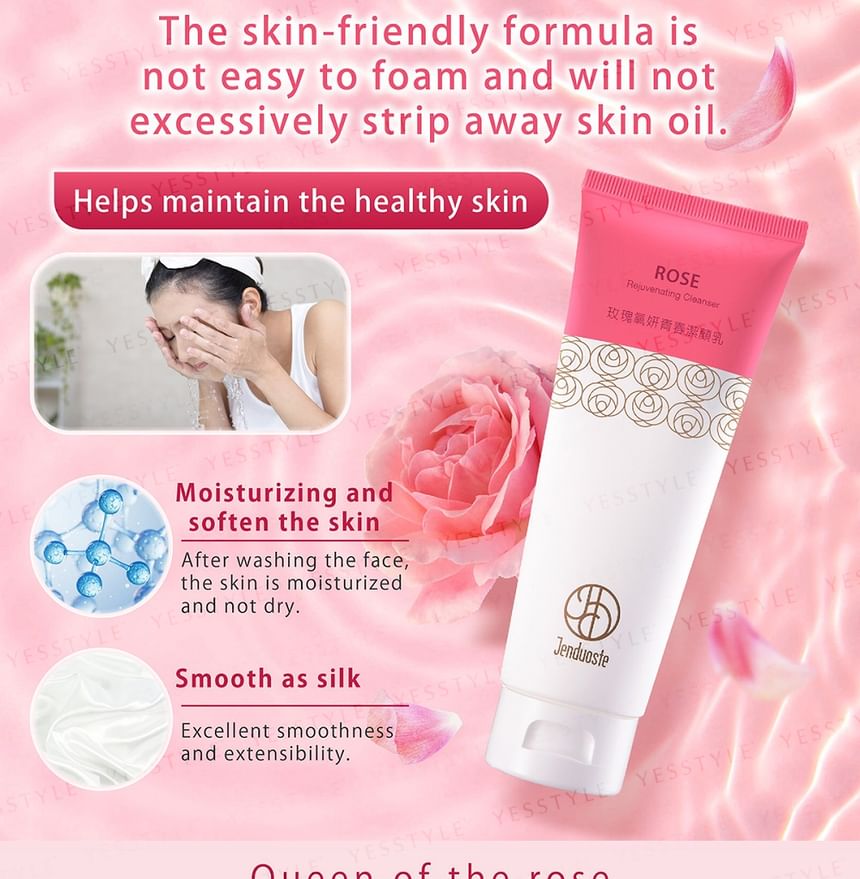 JOURDENESS - Jenduoste Rose Rejuvenating Cleanser, 120ml, 136 g, 4712589347846