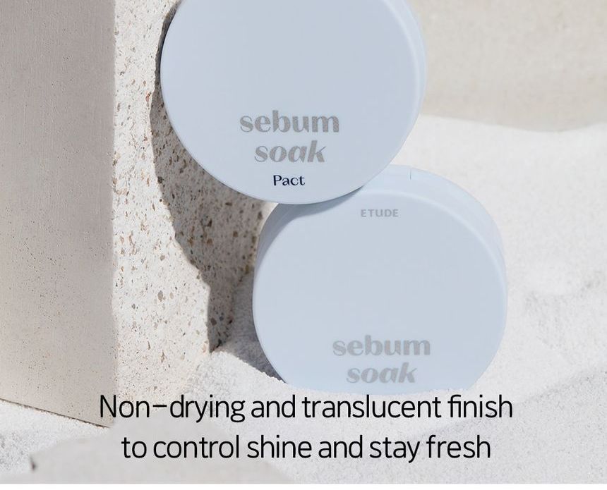 ETUDE - Sebum Soak Pact, 9.5g, 59 g, 8809820696507