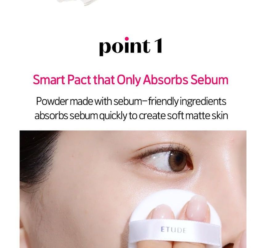 ETUDE - Sebum Soak Pact, 9.5g, 59 g, 8809820696507