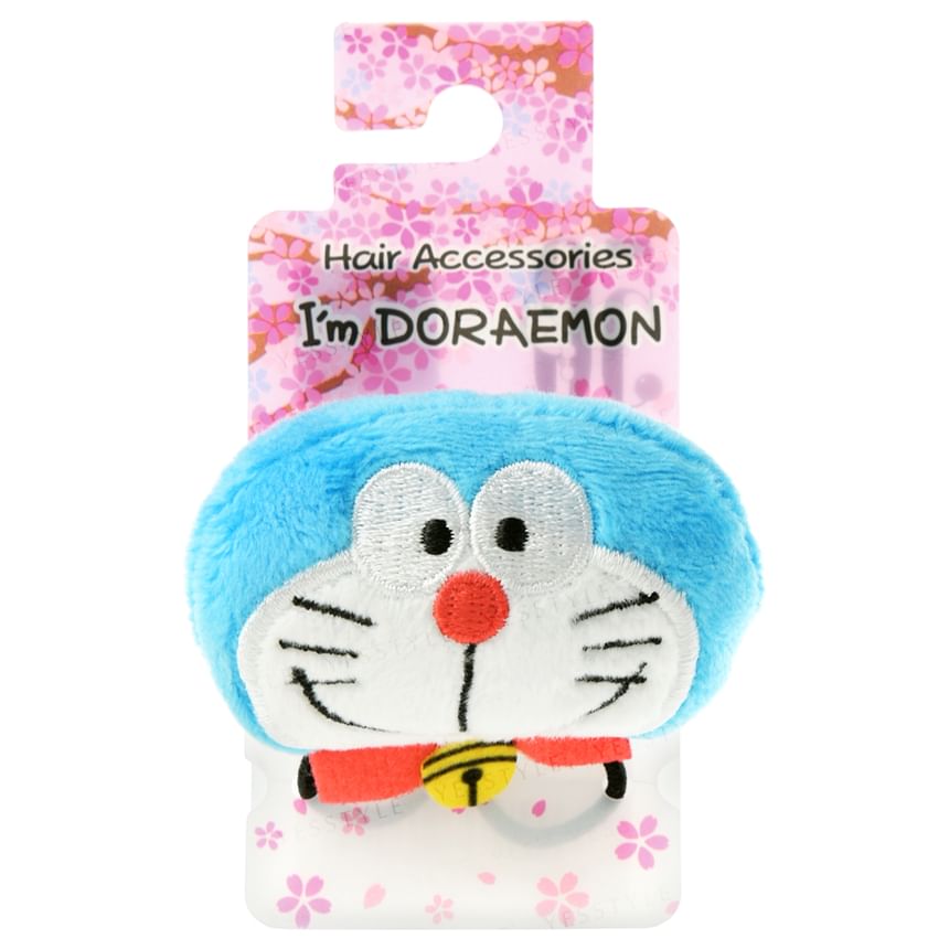 ASUNAROSYA - I’m Doraemon Plush Toy Hair Tie, 1 pc, 11 g, 4991567268179