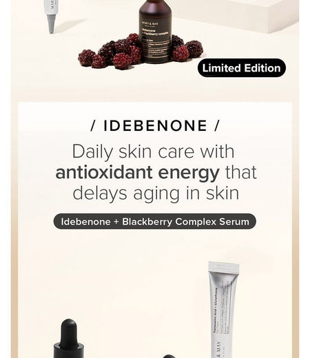 Mary&May - Idebenone Blackberry Serum Duo Twin Pack, 3 pcs, 248 g, 8809670682224