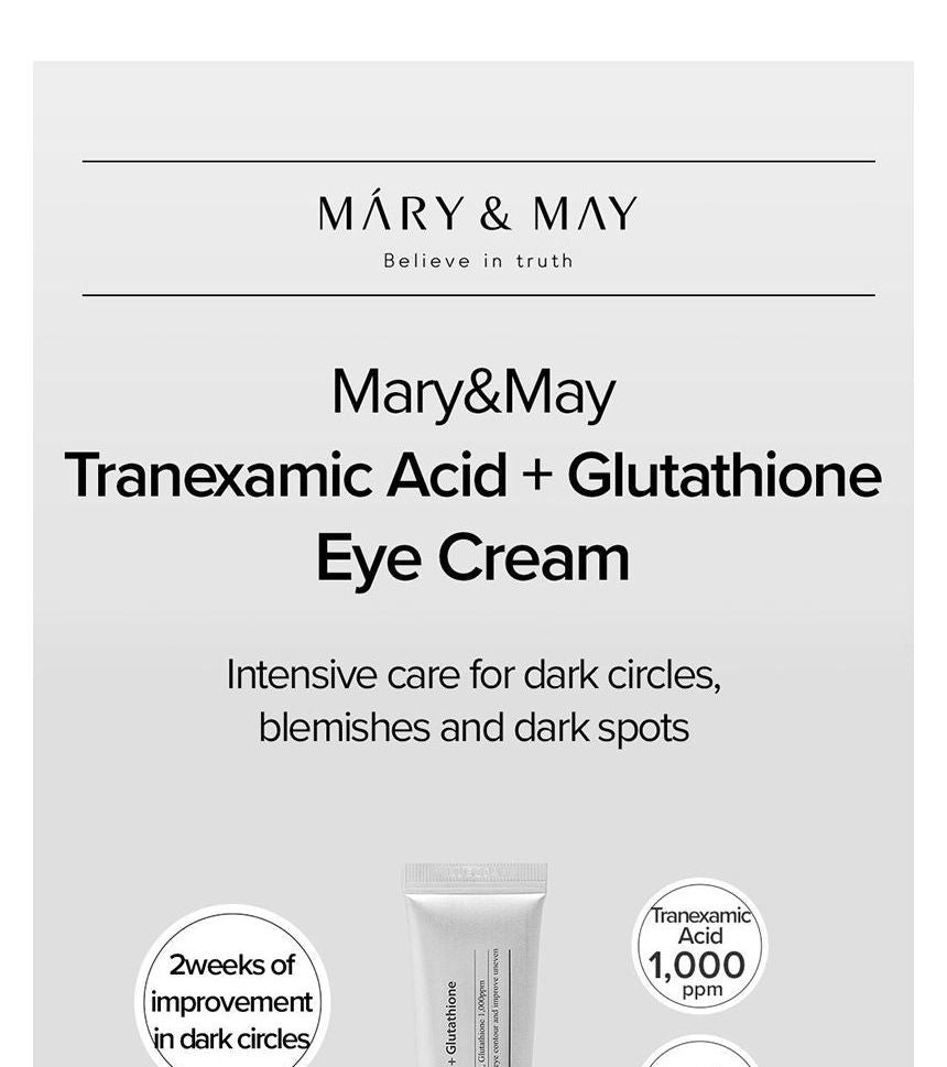 Mary&May - Glutathione Eye Cream Special Set, 3 pcs, 86 g, 8809670682255