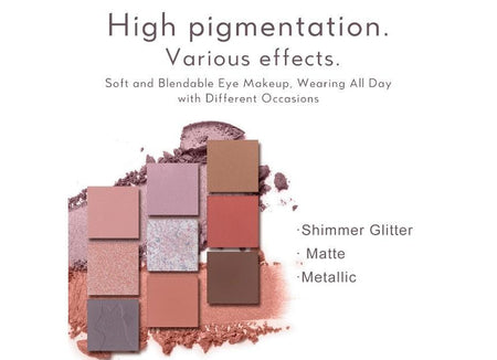 CATKIN - 9 Colors Eyeshadow Palette - C12 Fairyland, #C12 Fairyland, 117 g, 6975833160341