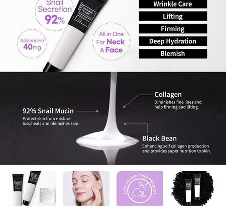 coxir - Black Snail Collagen All In One Eye Cream, 30ml, 46 g, 8809080824887