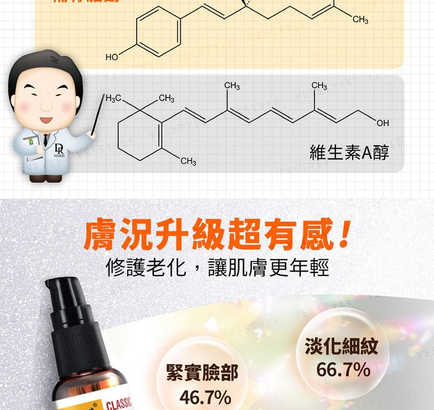 Dr.Hsieh - Lab. Smart Classic 1.2% Bakuchiol Essence, 30ml, 140 g, 4712831368056