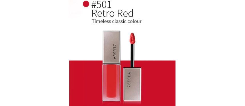 ZEESEA - Mist Matte Lip Glaze - 3 Colors, #504 Chili Tomato, 150 g, 6974475772967