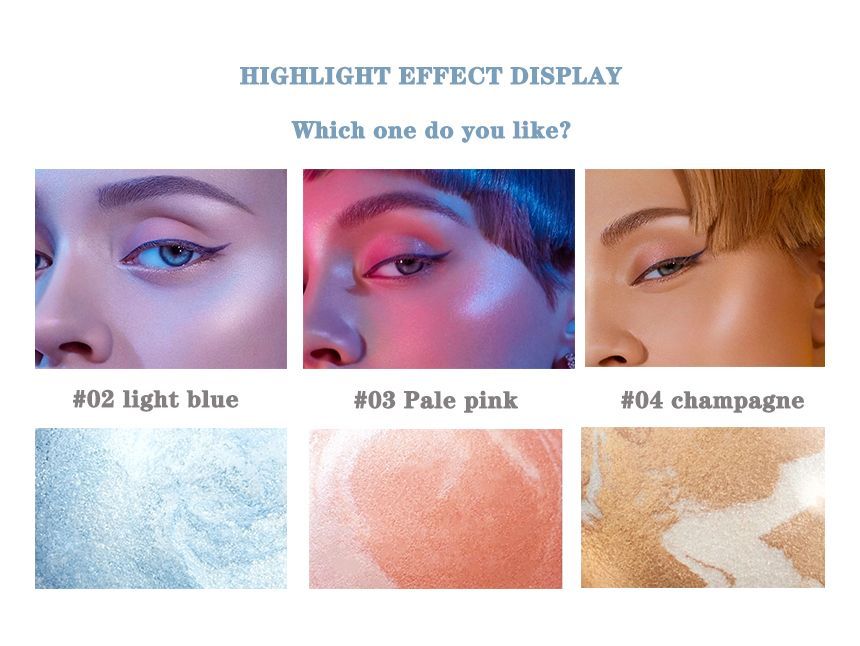 ZEESEA - Time and space star highlighter - Champagne, #04 Champagne, 68 g, 6973058949826