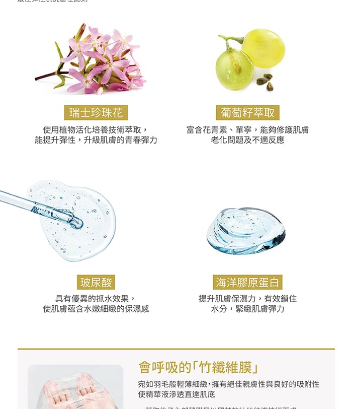 Forest Beauty - Natural Botanical Series Alishan Green Tea Firming Mask 3 pcs, 3 pcs, 160 g, 4710751666122