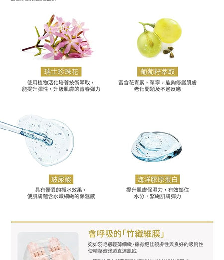 Forest Beauty - Natural Botanical Series Alishan Green Tea Firming Mask 3 pcs, 3 pcs, 160 g, 4710751666122