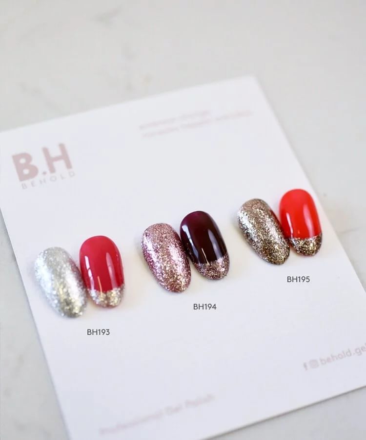 BEHOLD - Professional Gel Polish BH194 Rose Gold Silver Glitter, 10ml, 40 g, 4897130751942