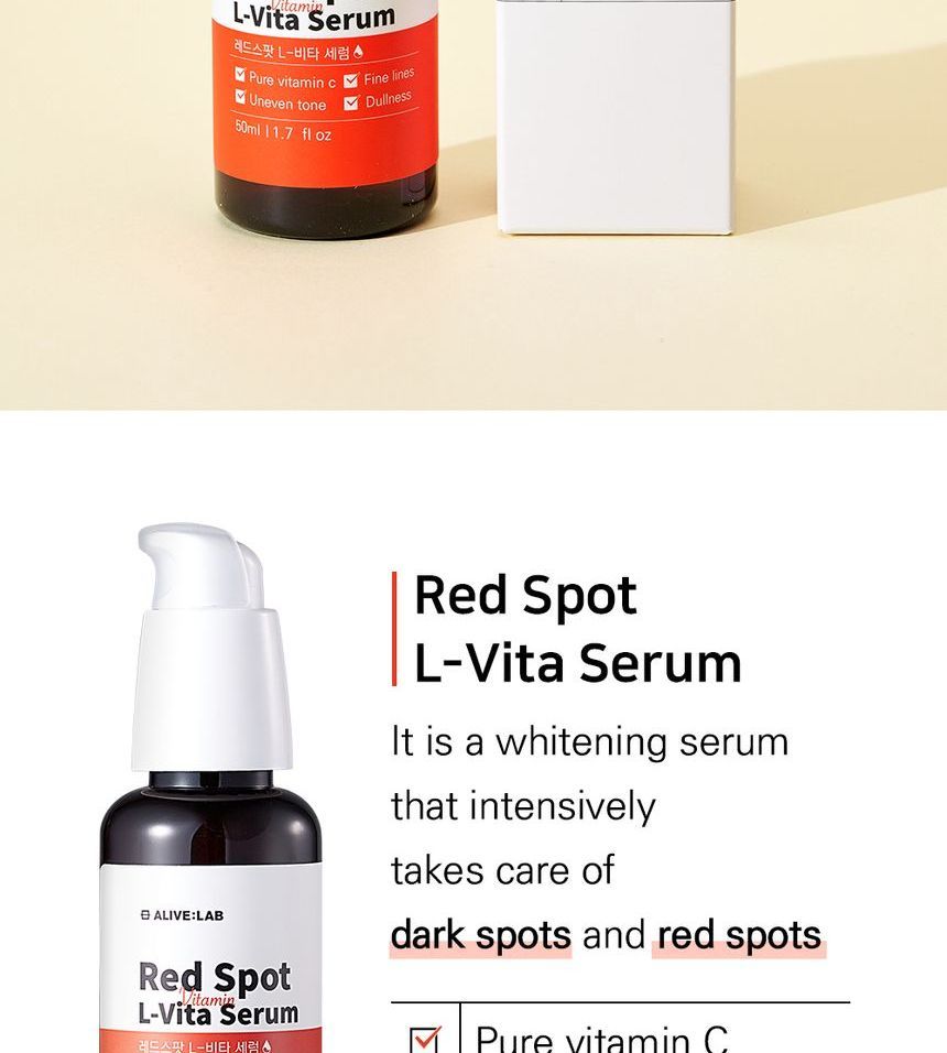 ALIVE:LAB - Red Spot L-Vita Serum, 50ml, 81 g, 8809853890354