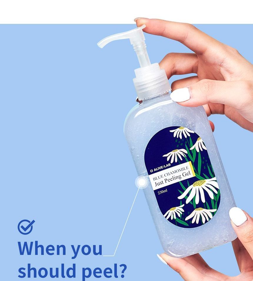 ALIVE:LAB - Blue Chamomile Just Peeling Gel, 230ml, 295 g, 8809083975685