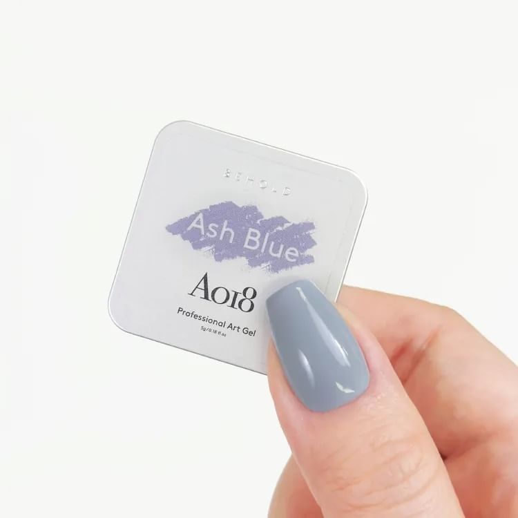 BEHOLD - Professional Art Gel A018 Ash Blue, 5ml, 30 g, 4897130756176