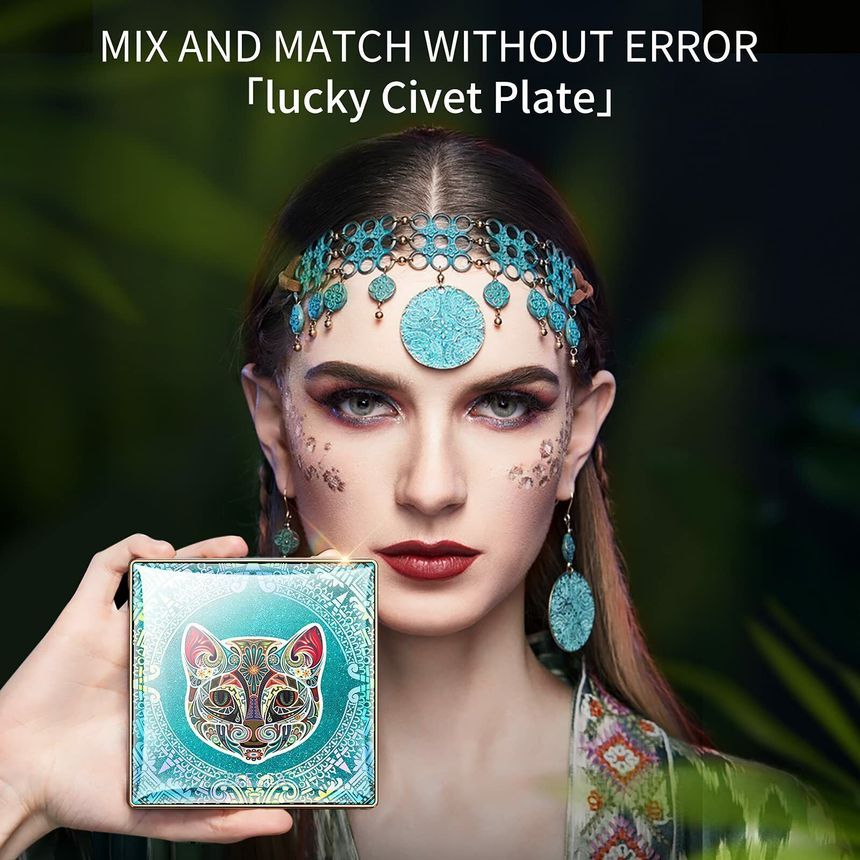 ZEESEA - Maya Eyeshadow Palette - #07 DIVINE FELINE, #07 DIVINE FELINE, 240 g, 6974475777382