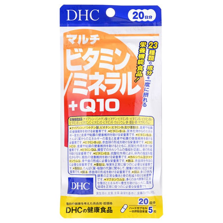 DHC - Multi Vitamin / Mineral + Q10 Capsule, 100 capsules (20 days supply), 47 g, 4511413403075