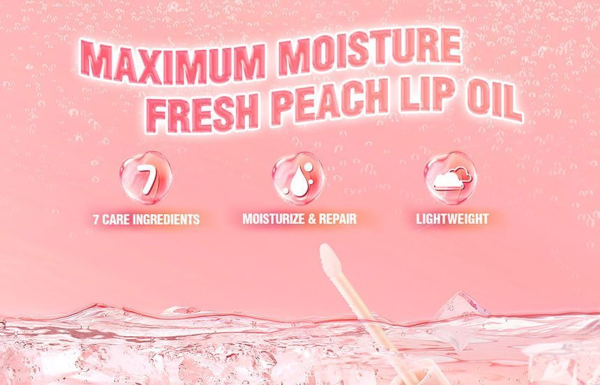 PINKFLASH - PK01 Lip Oil-1.8ml, Care Plus Lip Oil-PK01, 25 g, 6941845810383
