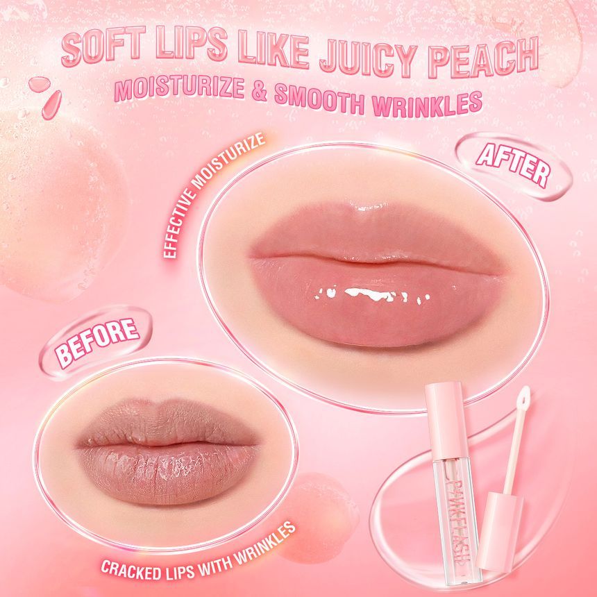 PINKFLASH - PK01 Lip Oil-1.8ml, Care Plus Lip Oil-PK01, 25 g, 6941845810383