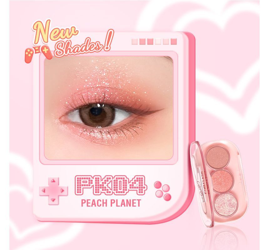 PINKFLASH - New 3 Pan Eyeshadow - PK04, #PK04 - 3g, 44 g, 6941845815739