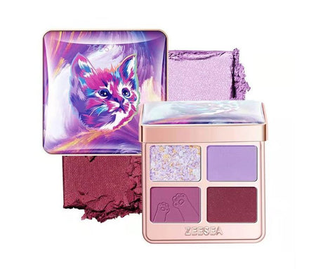 ZEESEA - COLORFUL ANIMAL FOUR-COLOR EYESHADOW X04, #X04, 52 g, 6975852823708