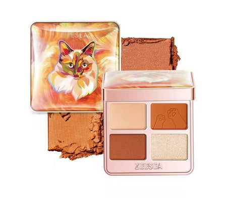 ZEESEA - COLORFUL ANIMAL FOUR-COLOR EYESHADOW X05, #X05, 52 g, 6975852823715