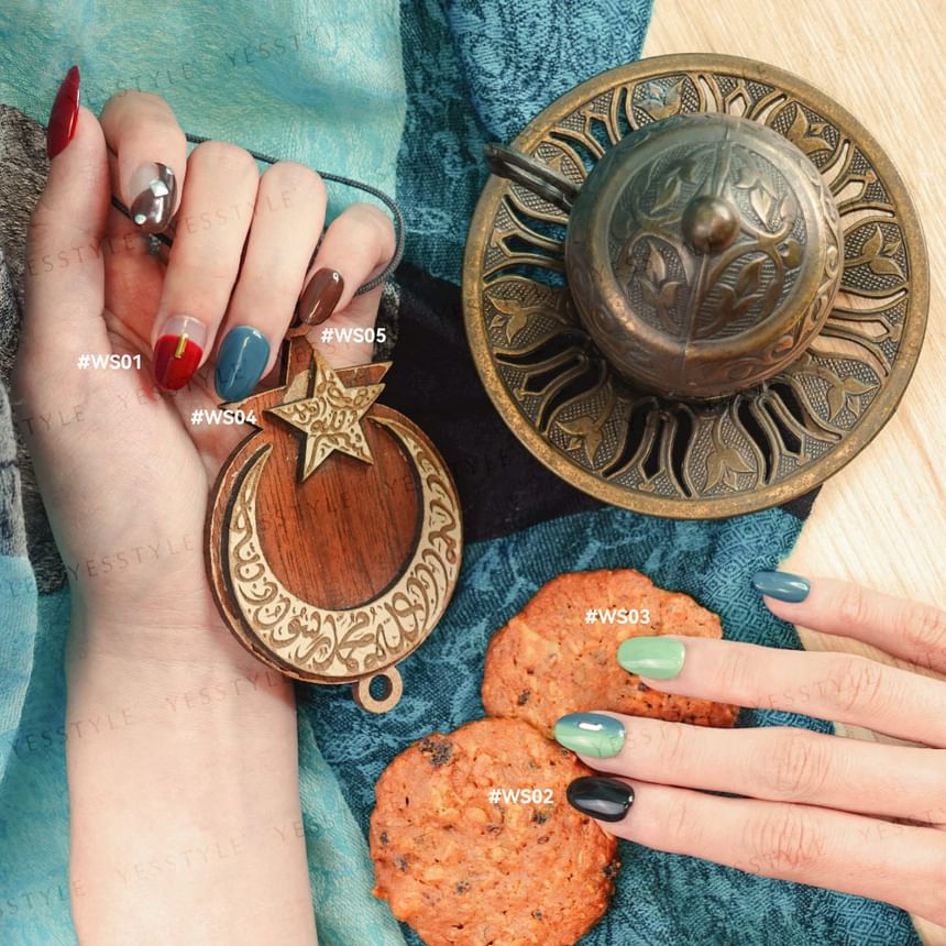 Cosplus - Nouveau Collection Nail Color Gel Turkish Caf? WS04 Mosque, 12ml, 50 g, 4713233397286