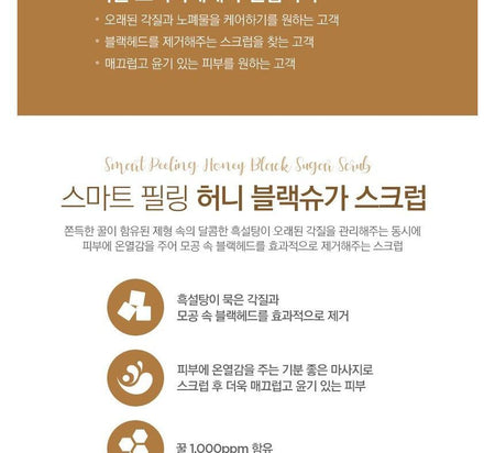 THE FACE SHOP - Honey Black Sugar Scrub 120ml, 120ml, 176 g, 8806182572517