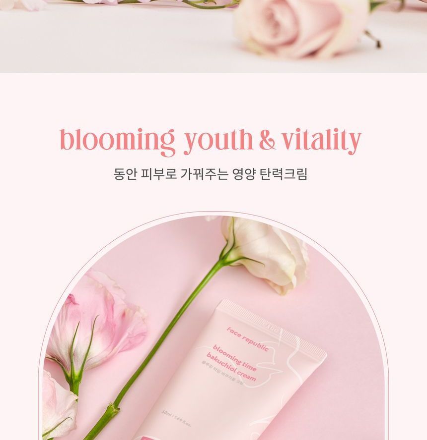 face republic - Blooming Time Bakuchiol Cream, 50ml, 72 g, 8809752670439