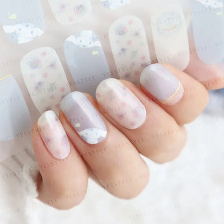 Lunacaca - Sanrio Cinnamoroll Sky Garden Nail Art Stickers, 24 pcs, 50 g, 4892023003015