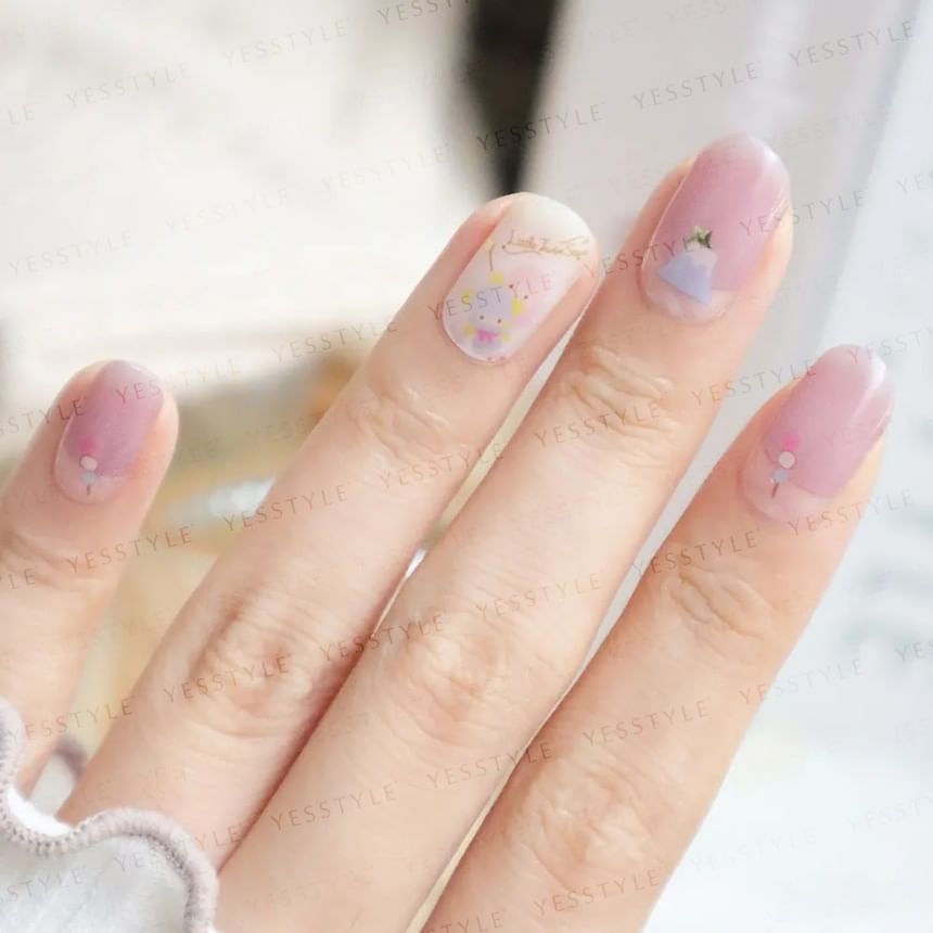 Lunacaca - Sanrio Little Twin Stars Dream Fuji Nail Art Stickers, 24 pcs, 50 g, 4892023003013