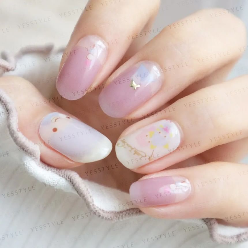 Lunacaca - Sanrio Little Twin Stars Dream Fuji Nail Art Stickers, 24 pcs, 50 g, 4892023003013