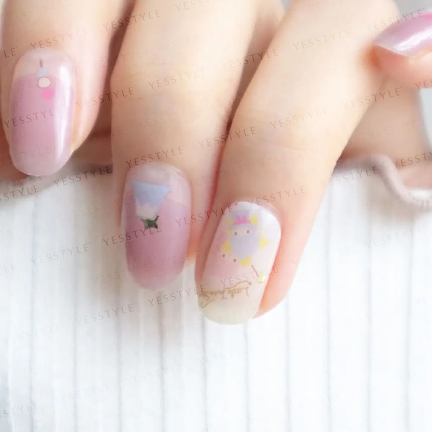 Lunacaca - Sanrio Little Twin Stars Dream Fuji Nail Art Stickers, 24 pcs, 50 g, 4892023003013